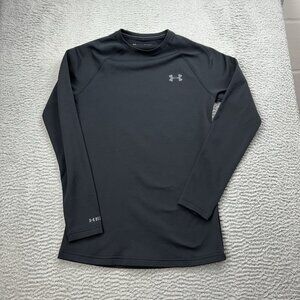 Under Armour Base 3 Crew Long Sleeve Shirt Black Size Small Mens Cold Weather